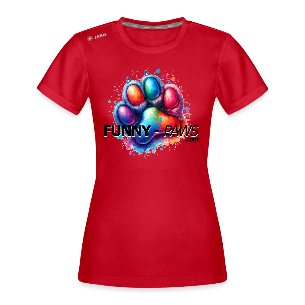 FUNNY PAWS - JAKO Frauen T-Shirt Run 2.0 - Rot