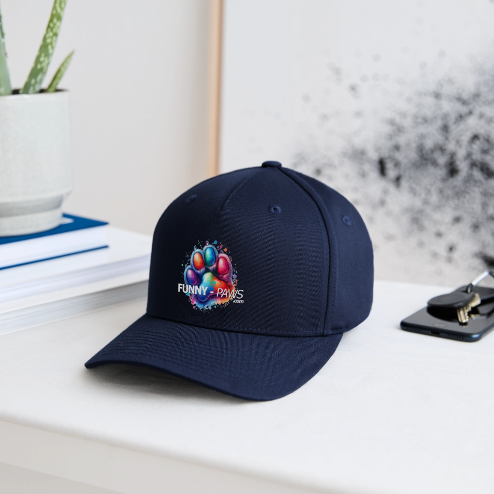 FUNNY PAWS - Flexfit Cap - Navy