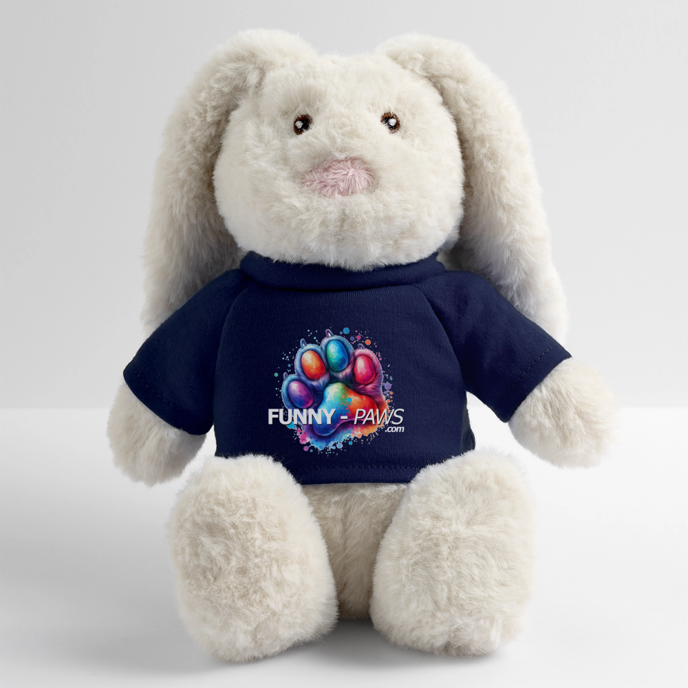 FUNNY PAWS - MiniFeet® RecycelHase® Creme - French Navy