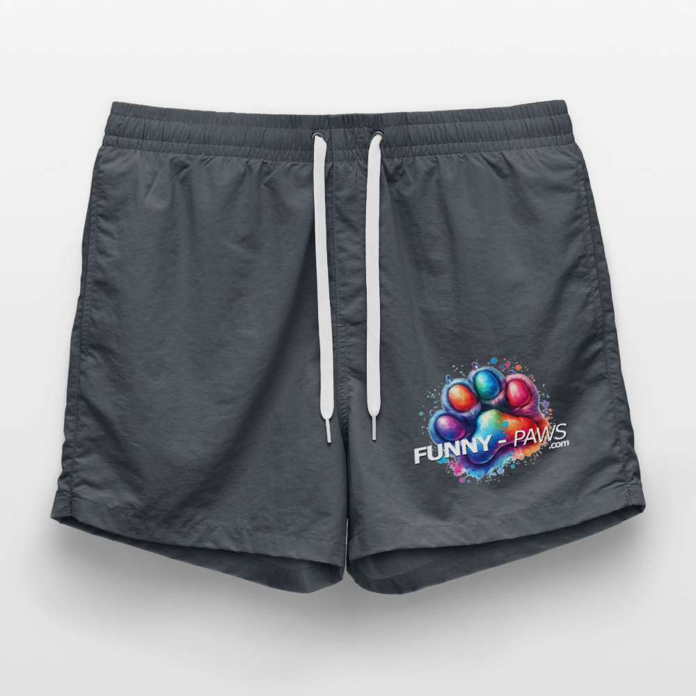 FUNNY PAWS - Badeshorts - Anthrazit