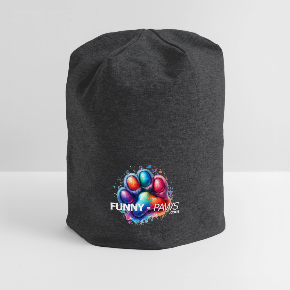 FUNNY PAWS - Jersey-Beanie - Anthrazit