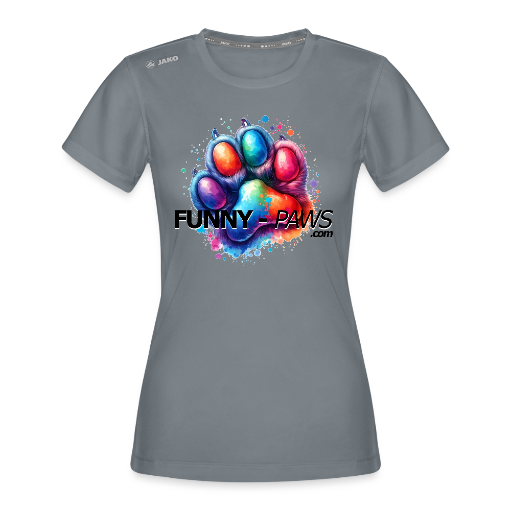 FUNNY PAWS - JAKO Frauen T-Shirt Run 2.0 - Grau