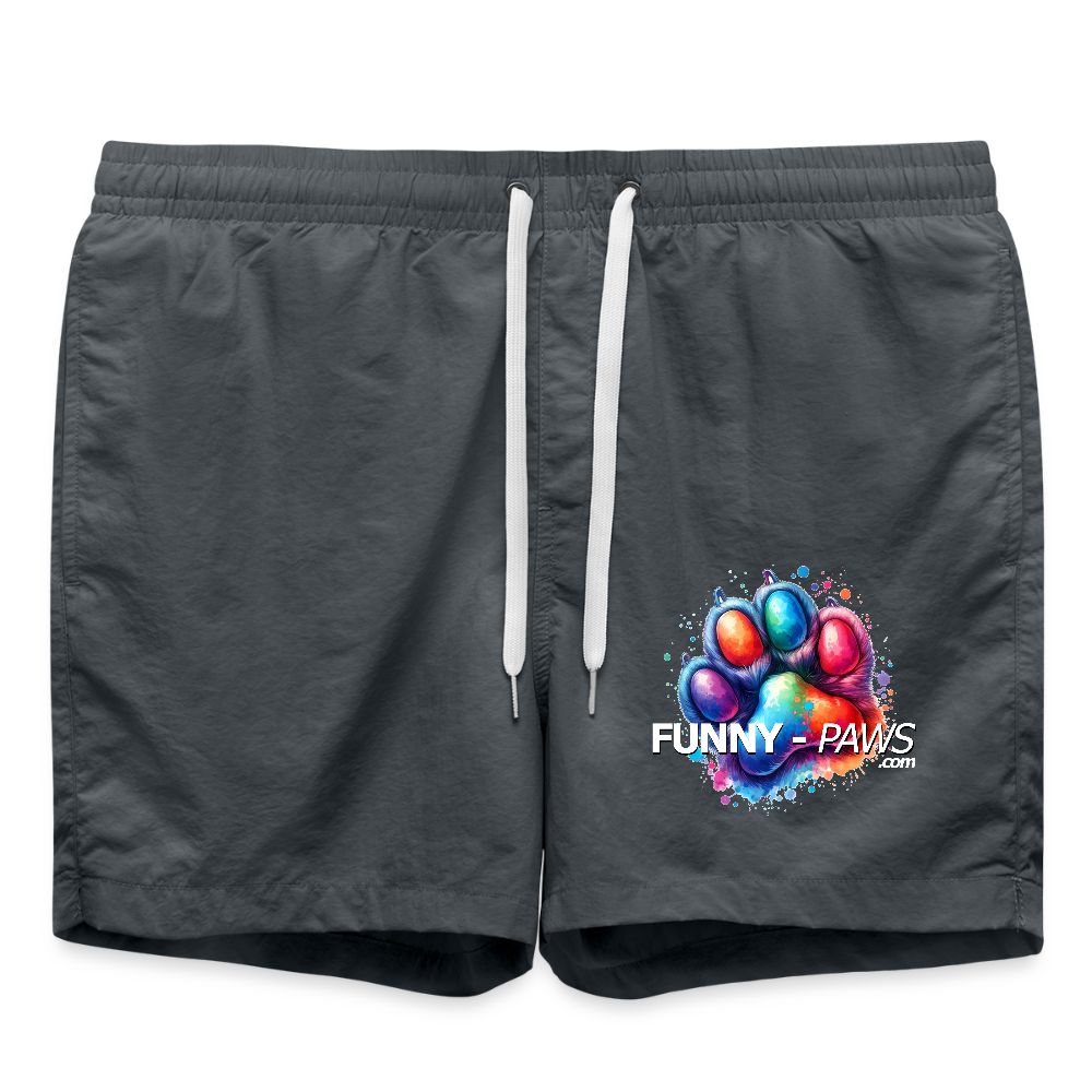 FUNNY PAWS - Badeshorts - Anthrazit