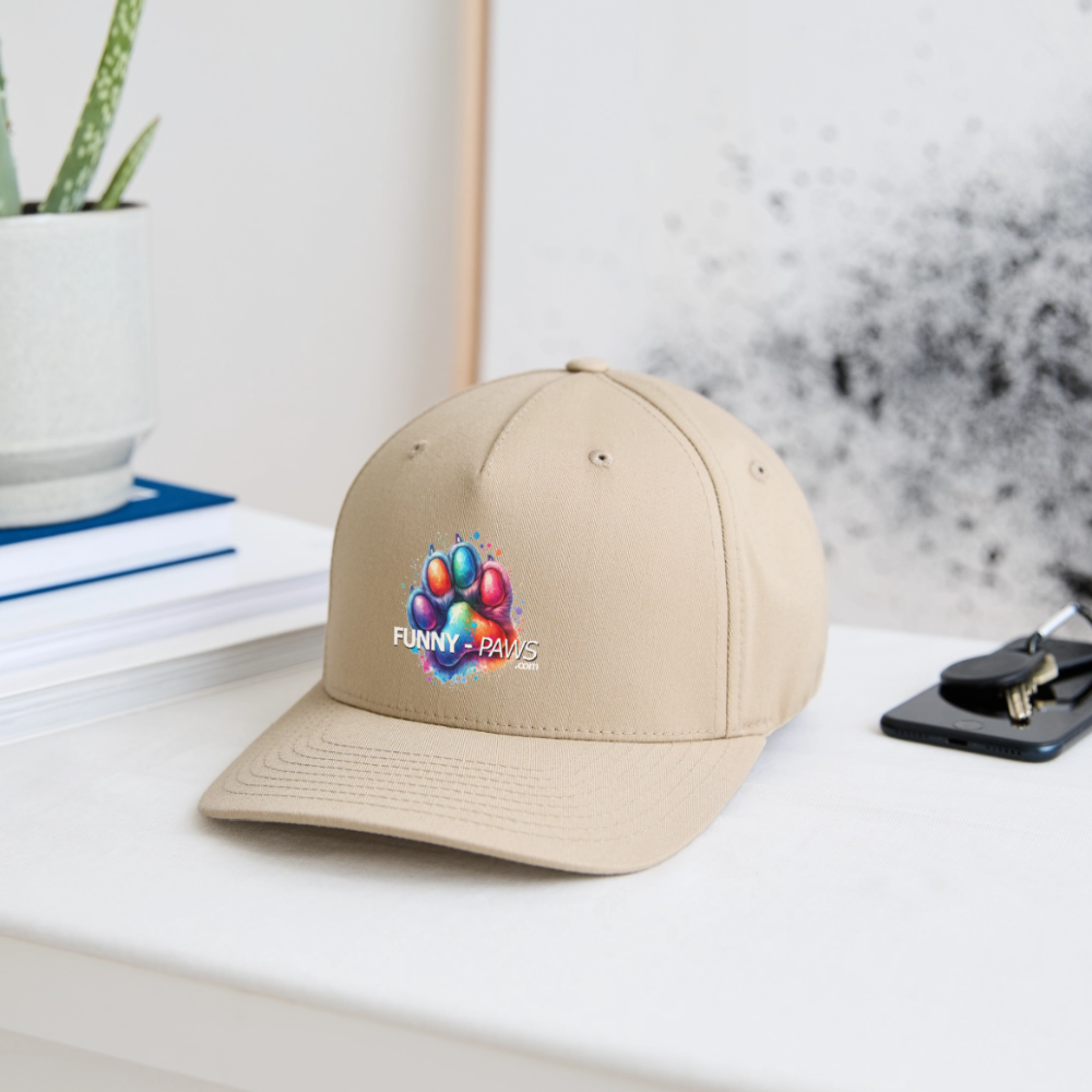 FUNNY PAWS - Flexfit Cap - Khaki