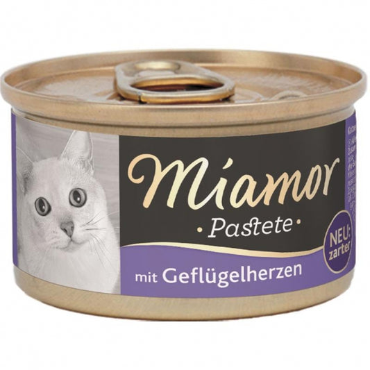 Miamor Pastete GeflÃ¼gelherzen 85g