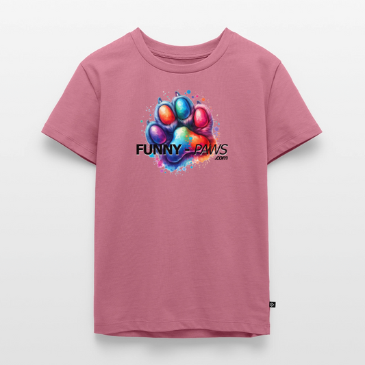 FUNNY PAWS - Kids' Premium T-Shirt - Mauve