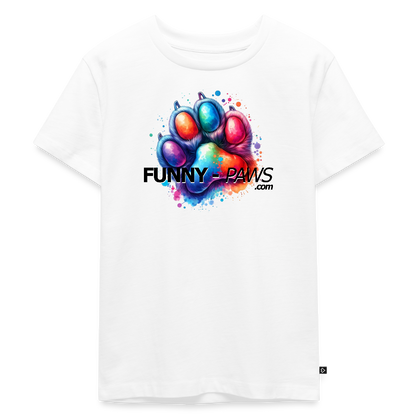 FUNNY PAWS - Kids' Premium T-Shirt - Weiß