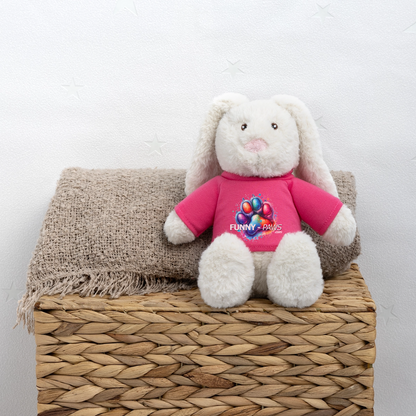 FUNNY PAWS - MiniFeet® RecycelHase® Creme - Pink