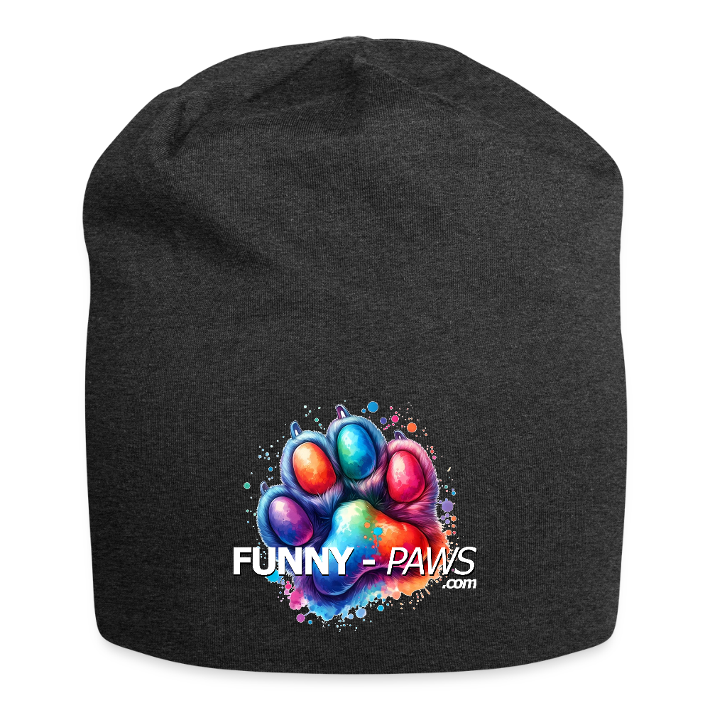 FUNNY PAWS - Jersey-Beanie - Anthrazit