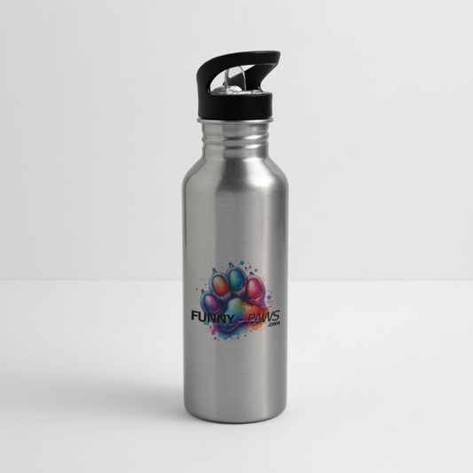 FUNNY PAWS - Trinkflasche - Lightsilver