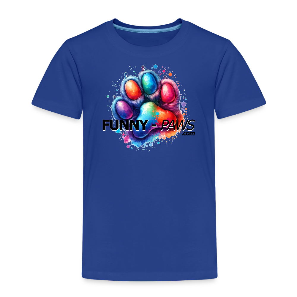 FUNNY PAWS - Kids' Premium T-Shirt - Königsblau