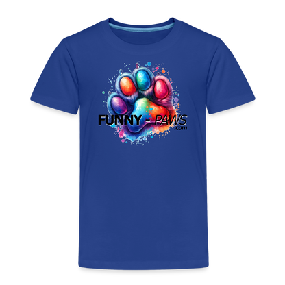 FUNNY PAWS - Kids' Premium T-Shirt - Königsblau