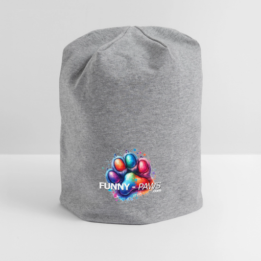 FUNNY PAWS - Jersey-Beanie - Grau meliert