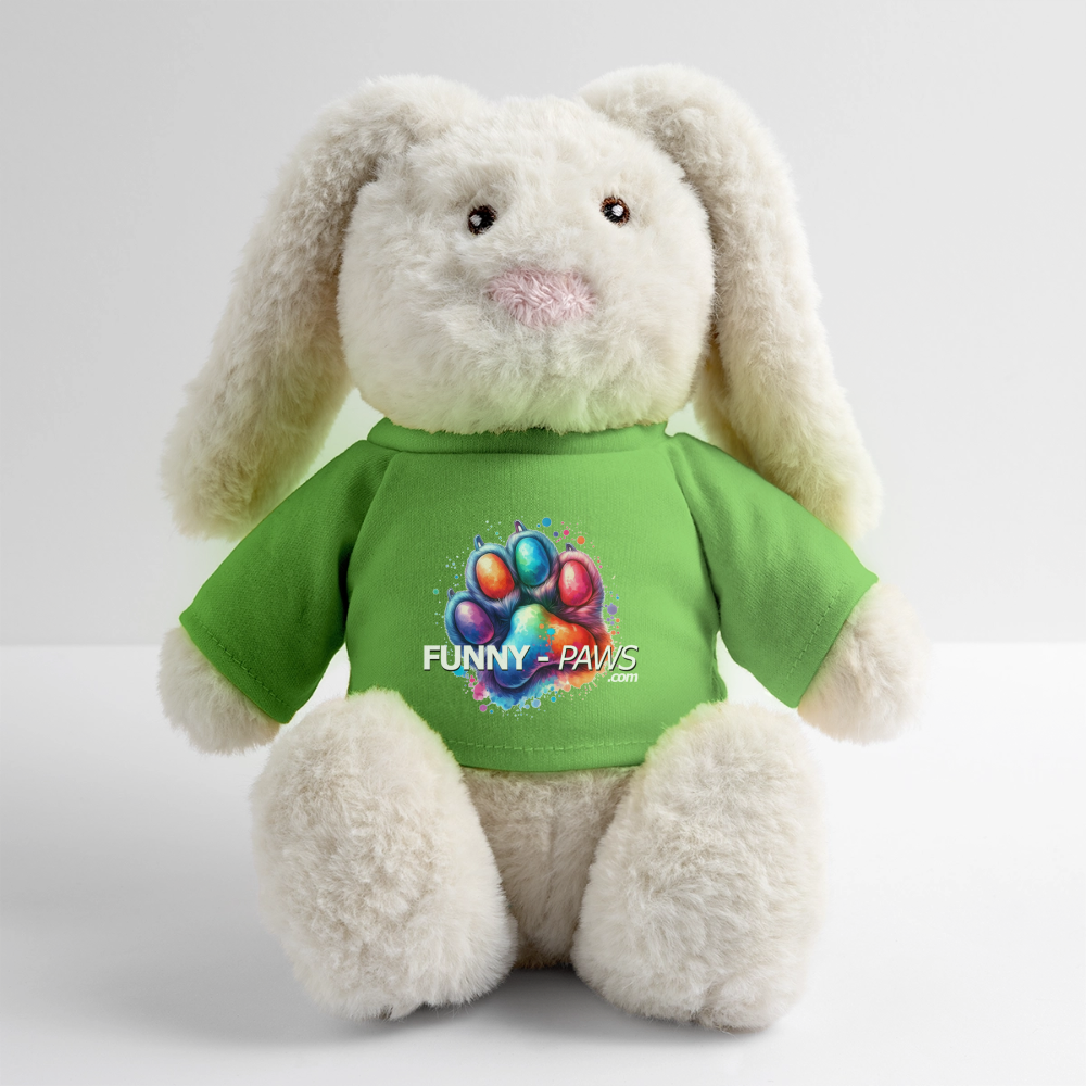 FUNNY PAWS - MiniFeet® RecycelHase® Creme - Hellgrün