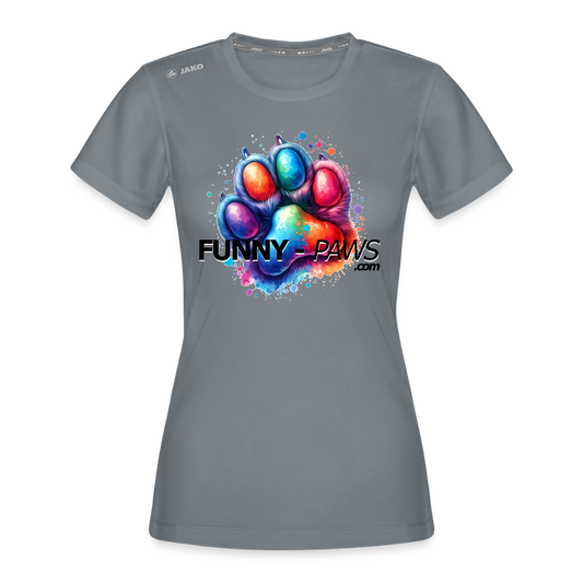 FUNNY PAWS - JAKO Frauen T-Shirt Run 2.0 - Grau