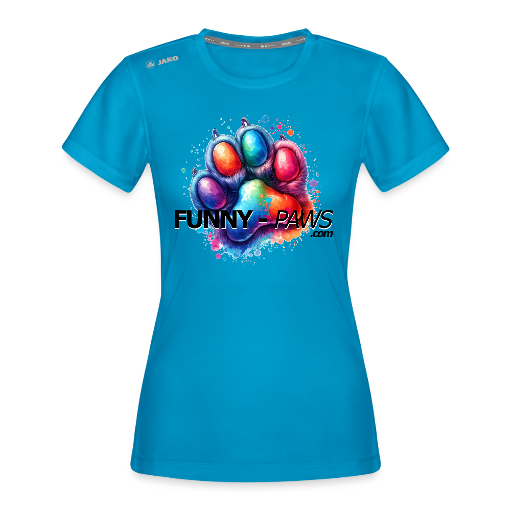 FUNNY PAWS - JAKO Frauen T-Shirt Run 2.0 - Saphirblau