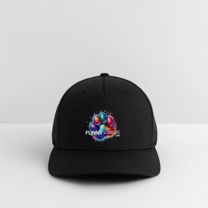 FUNNY PAWS - Flexfit Cap - Schwarz