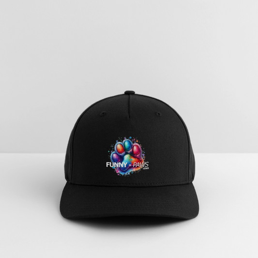 FUNNY PAWS - Flexfit Cap - Schwarz