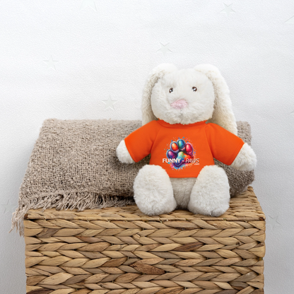 FUNNY PAWS - MiniFeet® RecycelHase® Creme - Goldorange