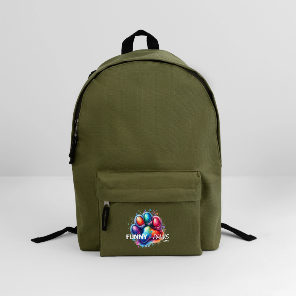 FUNNY PAWS - Rucksack - Olivgrün