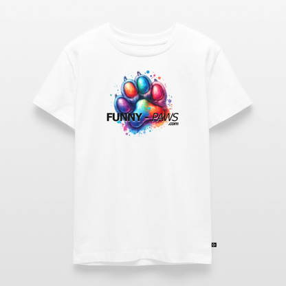 FUNNY PAWS - Kids' Premium T-Shirt - Weiß
