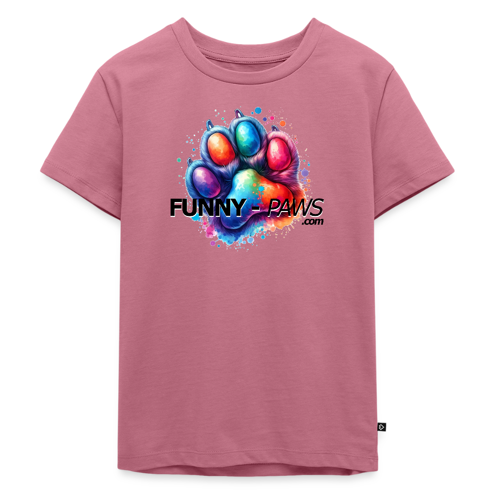 FUNNY PAWS - Kids' Premium T-Shirt - Mauve