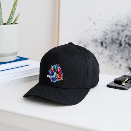 FUNNY PAWS - Flexfit Cap - Schwarz
