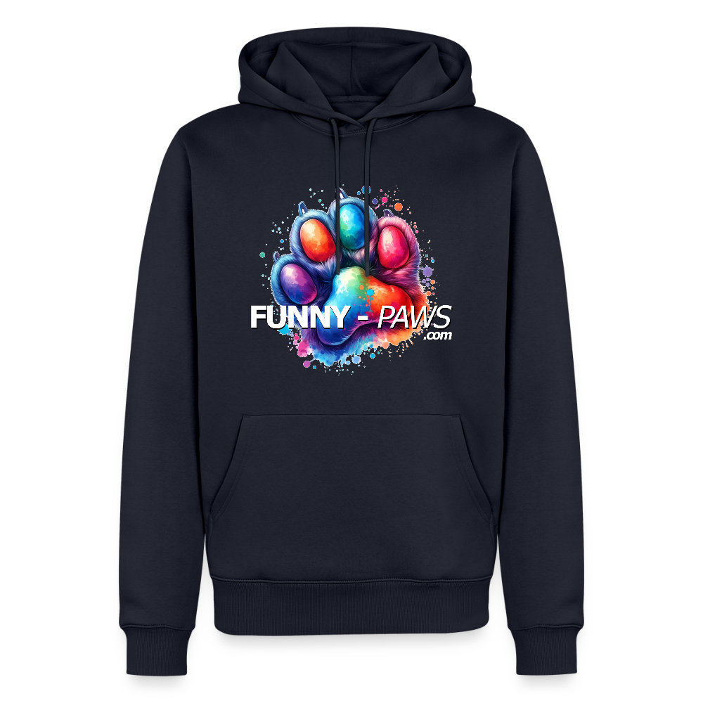 FUNNY PAWS - Men’s Premium Hoodie - Navy