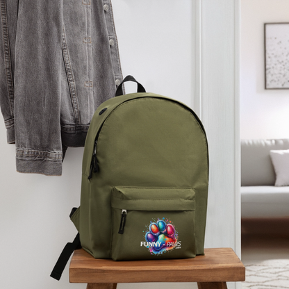 FUNNY PAWS - Rucksack - Olivgrün