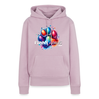 FUNNY PAWS - Women’s Premium Hoodie - Altrosa