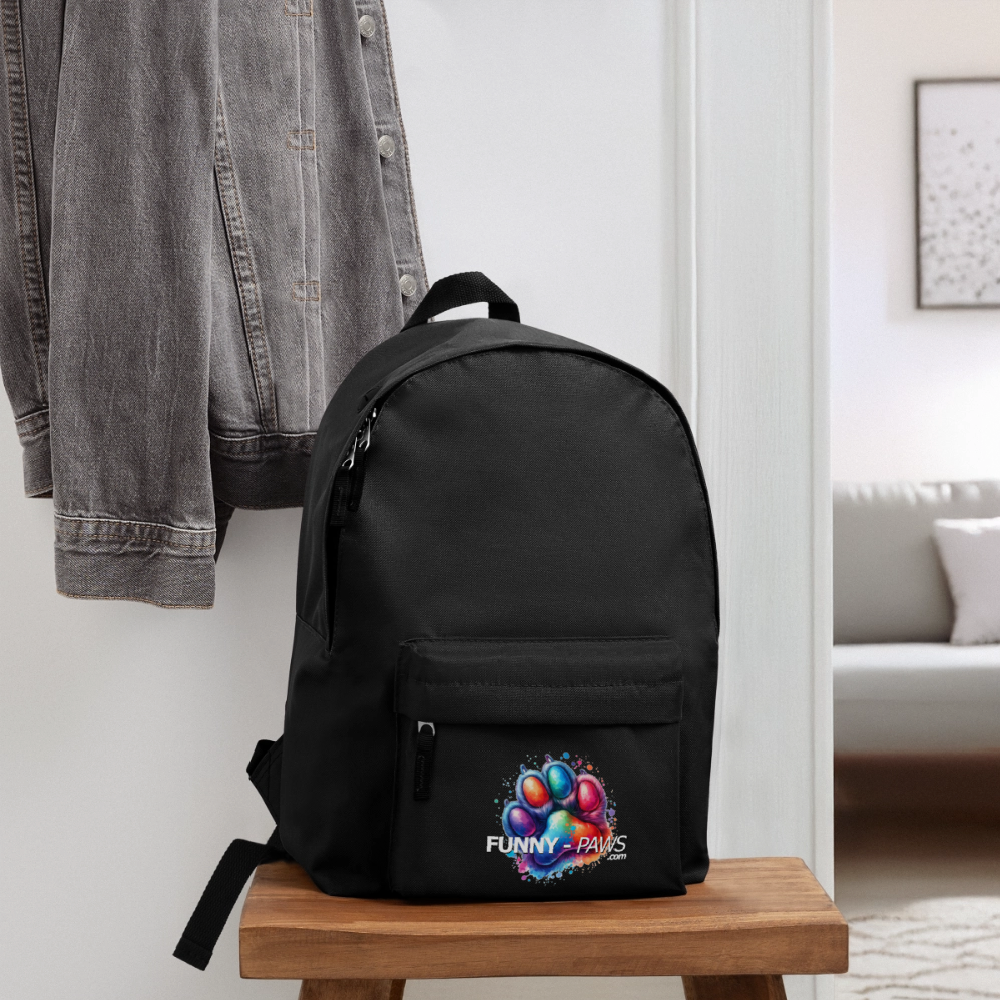 FUNNY PAWS - Rucksack - Schwarz