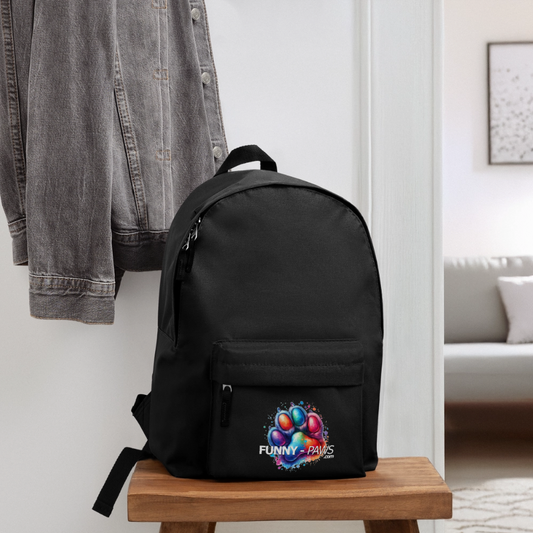 FUNNY PAWS - Rucksack - Schwarz
