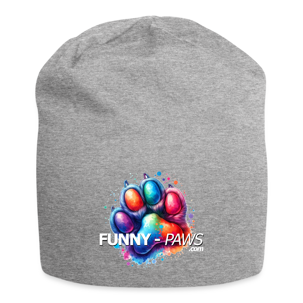FUNNY PAWS - Jersey-Beanie - Grau meliert