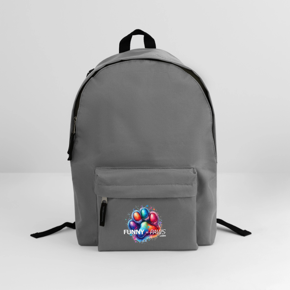 FUNNY PAWS - Rucksack - Mittelgrau