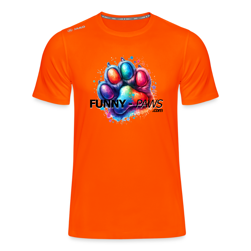 FUNNY PAWS - JAKO Männer T-Shirt Run 2.0 - Neonorange