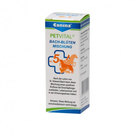 Petvital Bachblüten Nr. 5 - Erschöpfung 10g