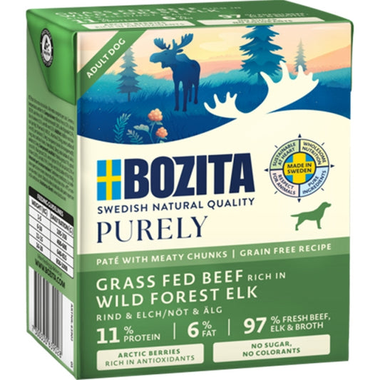Tetra Purely Pate mit Rind & Elch - 370g (VPE: 6 Stk.)