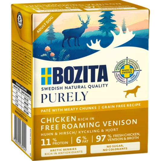 Tetra Purely Pate mit Huhn & Hirsch - 370g (VPE: 6 Stk.)