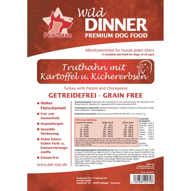 Wild Dinner "Truthahn" (getreidefrei)
